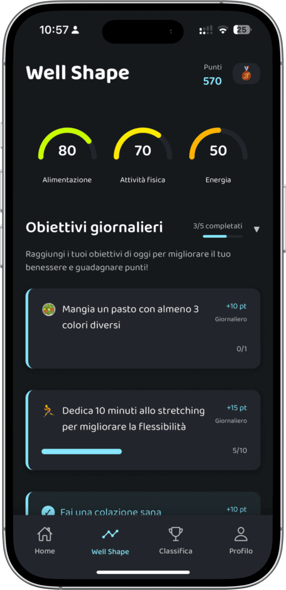 Wellize App Screenshot
